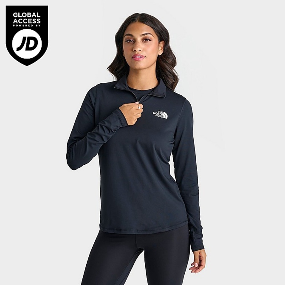 The North Face Black Pullover Quarterzip